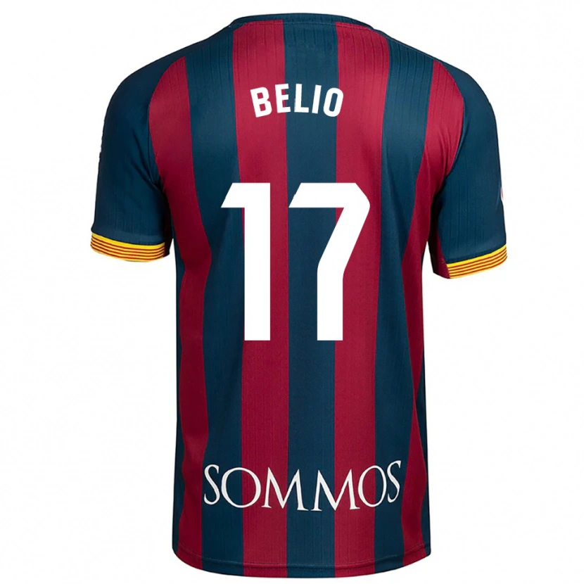 Danxen Męski Marta Belio #17 Granatowo-Czerwony Domowa Koszulka 2025/26 Koszulki Klubowe