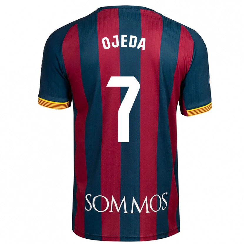 Danxen Męski Dani Ojeda #7 Granatowo-Czerwony Domowa Koszulka 2025/26 Koszulki Klubowe