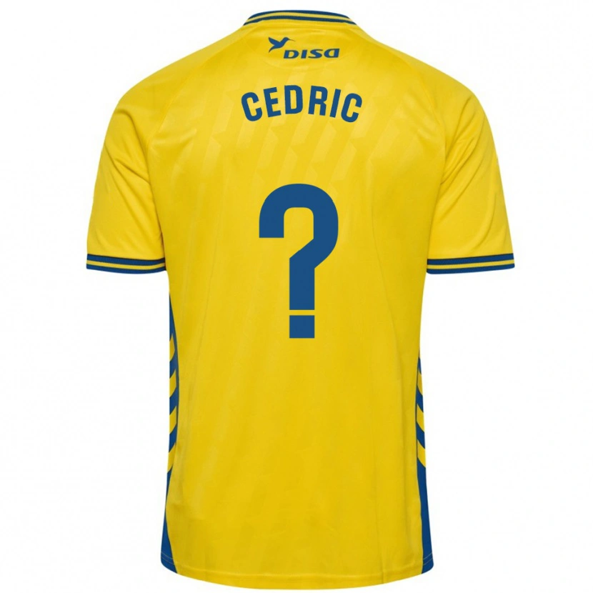 Danxen Męski Iván Cédric #0 Żółto-Niebieski Domowa Koszulka 2025/26 Koszulki Klubowe