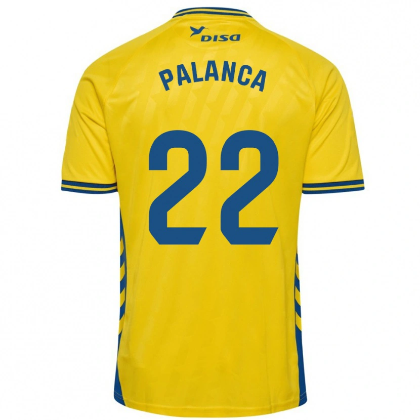 Danxen Męski Palanca #22 Żółto-Niebieski Domowa Koszulka 2025/26 Koszulki Klubowe