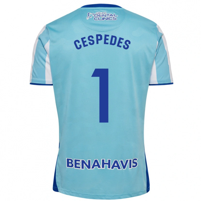 Danxen Męski Andrés Céspedes #1 Błękitno-Biały Domowa Koszulka 2025/26 Koszulki Klubowe