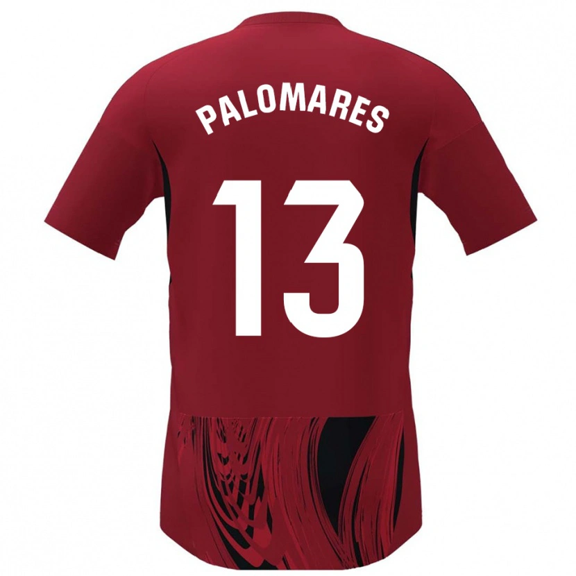 Danxen Męski Juanpa Palomares #13 Czerwono-Czarny Domowa Koszulka 2025/26 Koszulki Klubowe