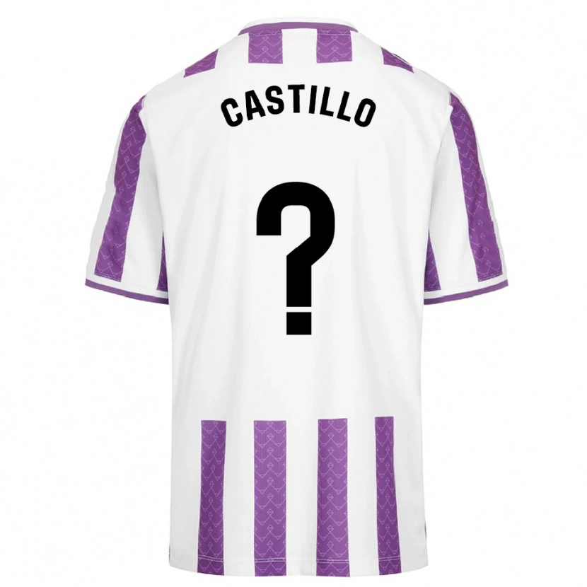 Danxen Męski Gonzalo Castillo #0 Fioletowo-Biały Domowa Koszulka 2025/26 Koszulki Klubowe