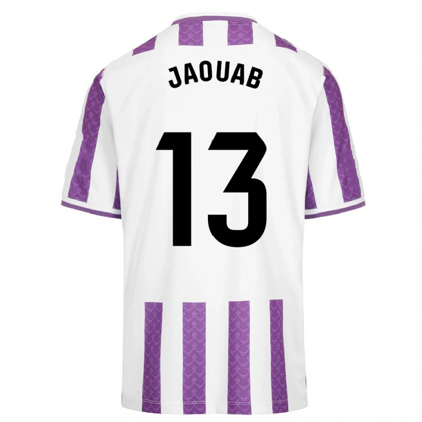Danxen Męski Mohamed Jaouab #13 Fioletowo-Biały Domowa Koszulka 2025/26 Koszulki Klubowe