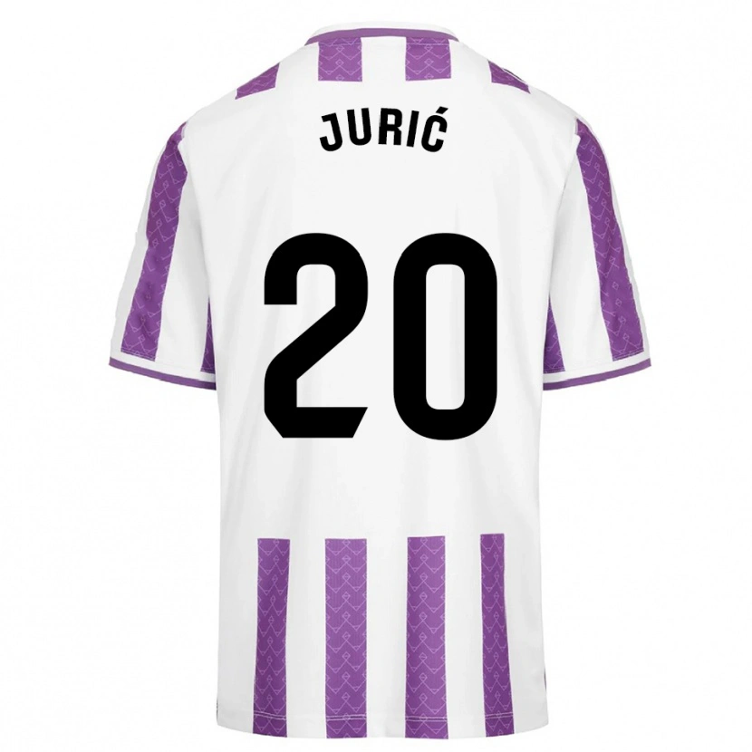 Danxen Męski Stanko Juric #20 Fioletowo-Biały Domowa Koszulka 2025/26 Koszulki Klubowe