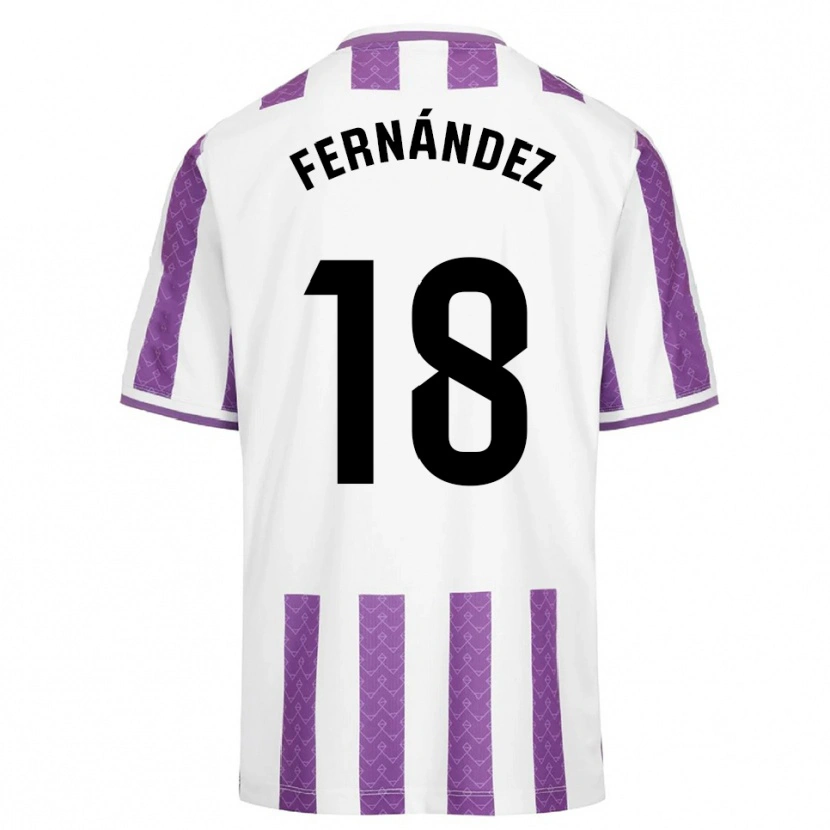 Danxen Męski Tommy Fernández #18 Fioletowo-Biały Domowa Koszulka 2025/26 Koszulki Klubowe