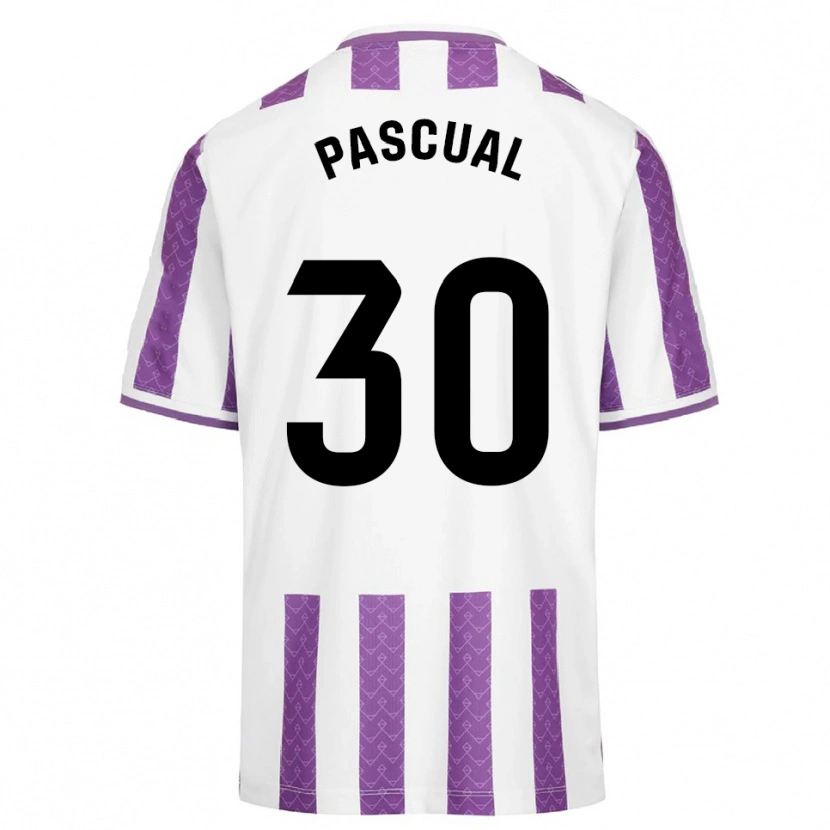 Danxen Męski Adrián Pascual #30 Fioletowo-Biały Domowa Koszulka 2025/26 Koszulki Klubowe