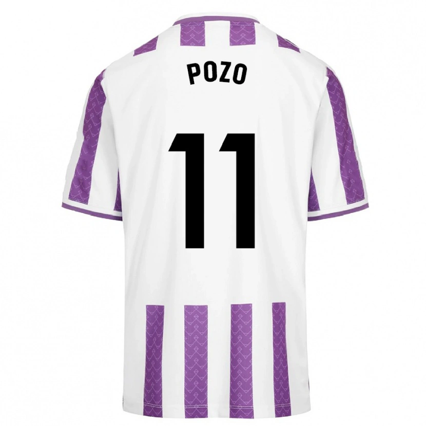 Danxen Męski Manuel Pozo #11 Fioletowo-Biały Domowa Koszulka 2025/26 Koszulki Klubowe