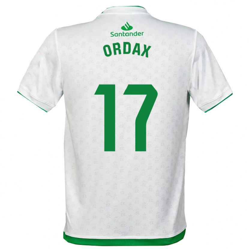 Danxen Męski Naiara Ordax Ibáñez #17 Zielono-Biały Domowa Koszulka 2025/26 Koszulki Klubowe