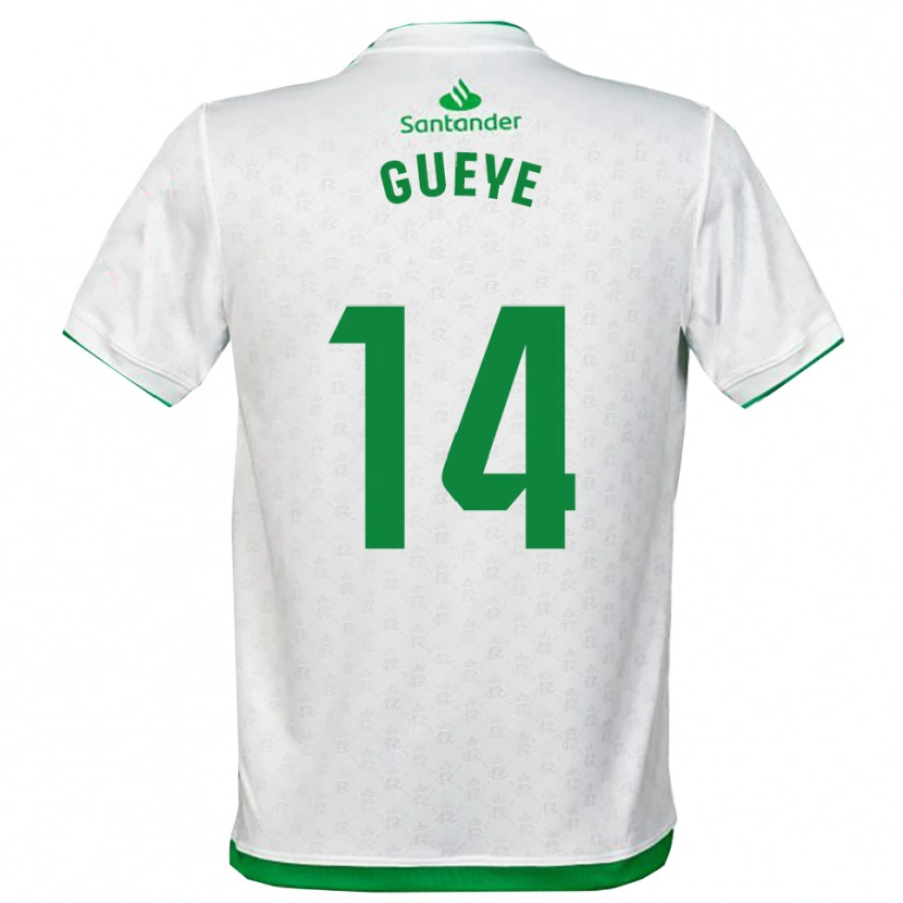 Danxen Męski Maguette Gueye #14 Zielono-Biały Domowa Koszulka 2025/26 Koszulki Klubowe