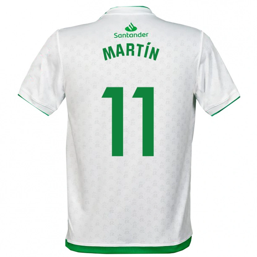 Danxen Męski Andrés Martín #11 Zielono-Biały Domowa Koszulka 2025/26 Koszulki Klubowe