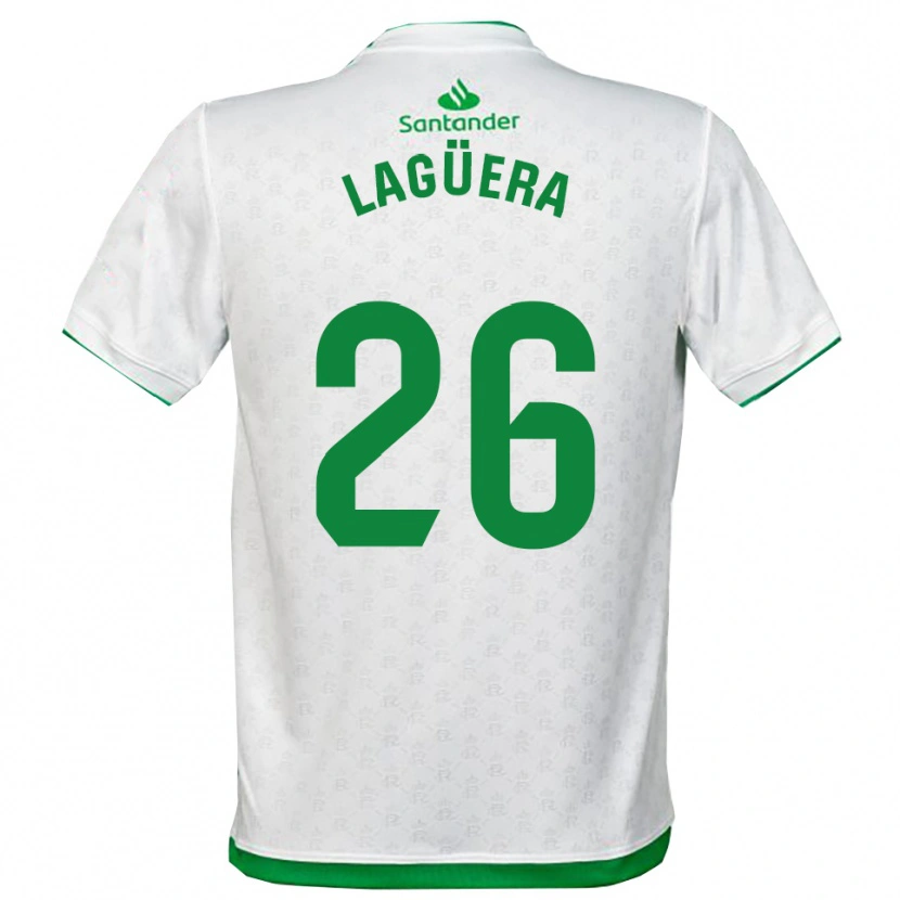 Danxen Męski Christian Lagüera #26 Zielono-Biały Domowa Koszulka 2025/26 Koszulki Klubowe