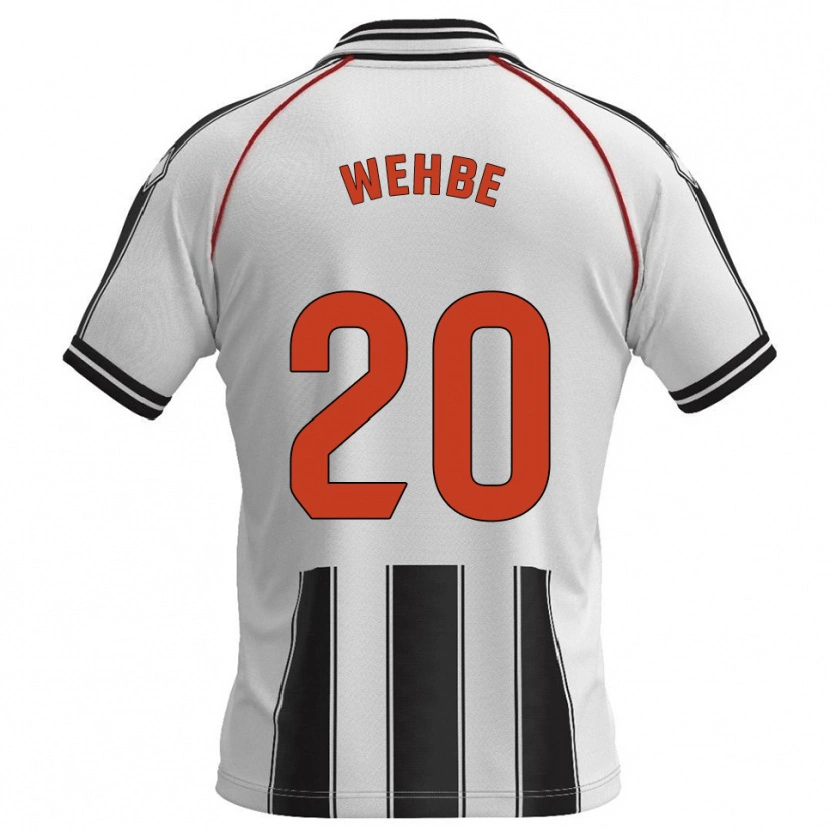 Danxen Męski Charbel Wehbe #20 Biało-Czarny Domowa Koszulka 2025/26 Koszulki Klubowe