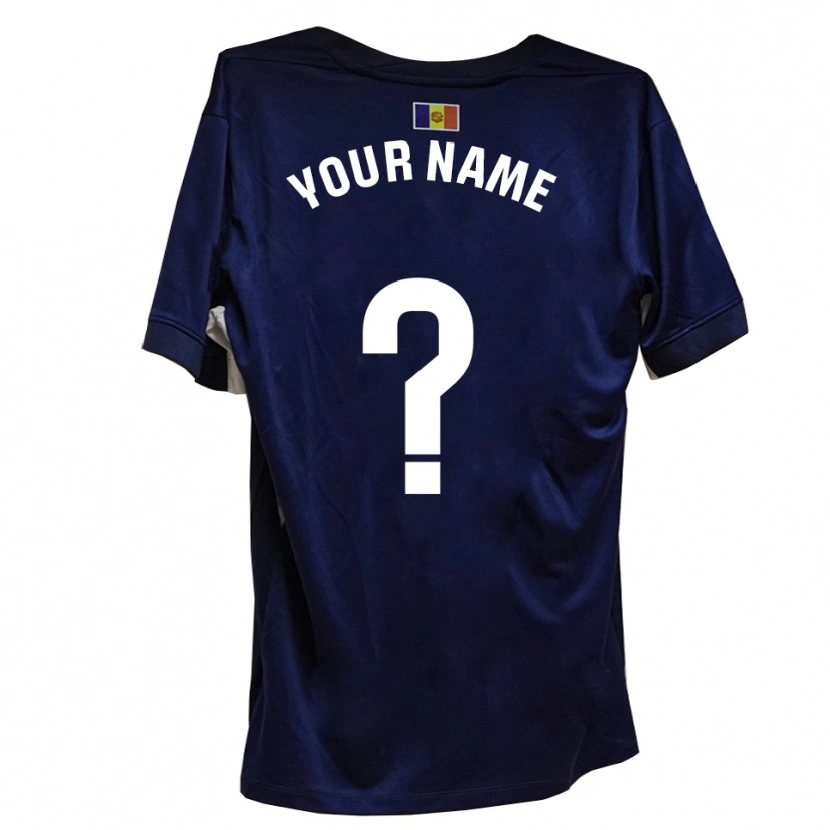 Danxen Męski Twoje Imię #0 Granatowo-Biały Domowa Koszulka 2025/26 Koszulki Klubowe