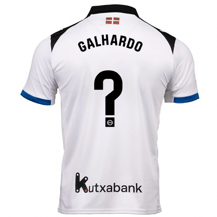 Danxen Męski Tiago Galhardo #0 Biało-Niebieski Wyjazdowa Koszulka 2025/26 Koszulki Klubowe