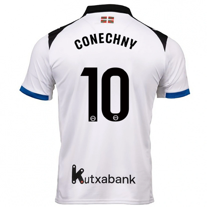 Danxen Męski Tomás Conechny #10 Biało-Niebieski Wyjazdowa Koszulka 2025/26 Koszulki Klubowe