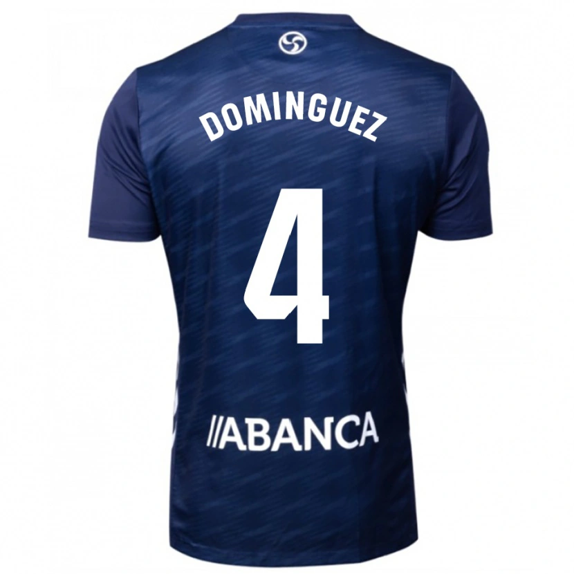 Danxen Męski Javi Domínguez #4 Granatowo-Biały Wyjazdowa Koszulka 2025/26 Koszulki Klubowe