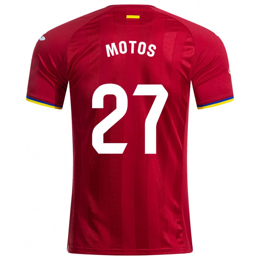 Danxen Męski Israel Motos #27 Czerwono-Żółto-Niebieski Wyjazdowa Koszulka 2025/26 Koszulki Klubowe