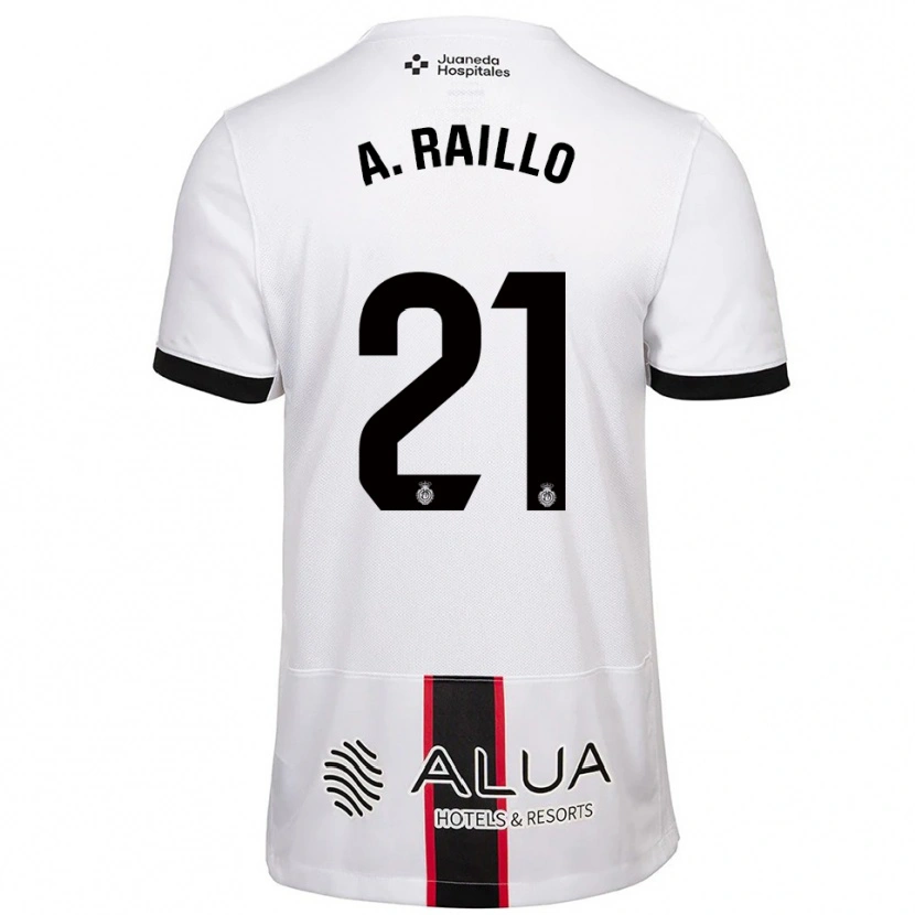 Danxen Męski Antonio Raíllo #21 Biało-Czarny Wyjazdowa Koszulka 2025/26 Koszulki Klubowe