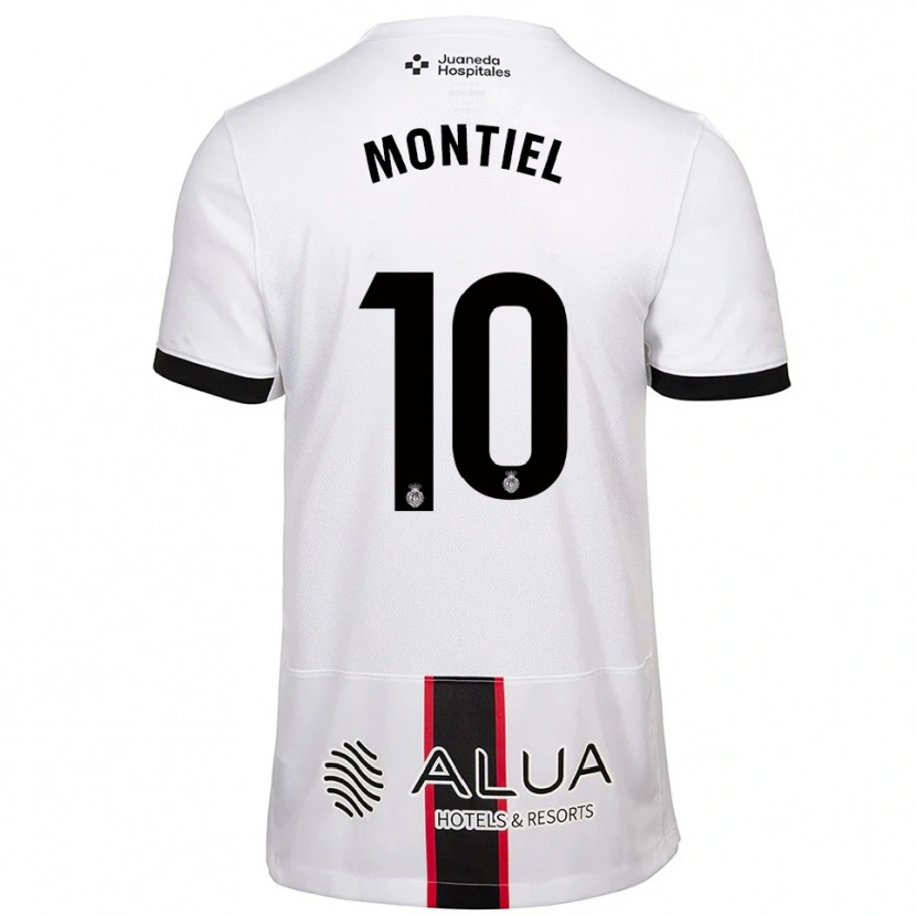Danxen Męski Luis Montiel #10 Biało-Czarny Wyjazdowa Koszulka 2025/26 Koszulki Klubowe