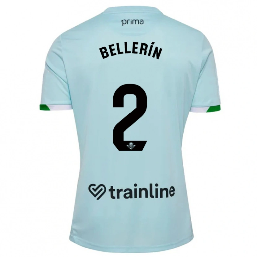 Danxen Męski Héctor Bellerín #2 Błękitno-Zielony Wyjazdowa Koszulka 2025/26 Koszulki Klubowe