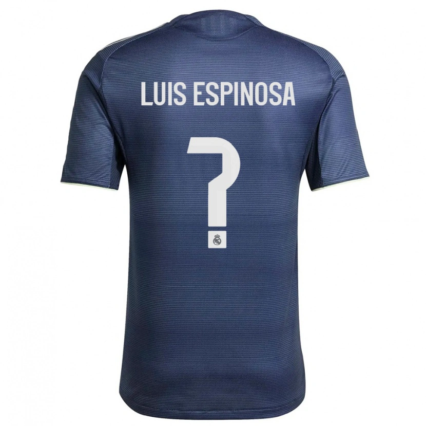 Danxen Męski José Luis Espinosa #0 Granatowo-Srebrny Wyjazdowa Koszulka 2025/26 Koszulki Klubowe