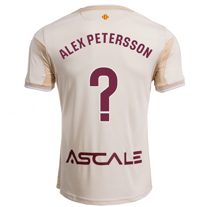 Danxen Męski Max Alex Petersson #0 Złamana Biel-Bordowy Wyjazdowa Koszulka 2025/26 Koszulki Klubowe