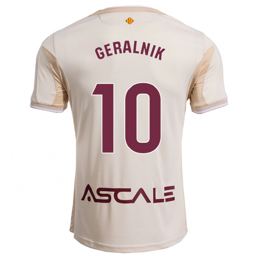 Danxen Męski Tiago Geralnik #10 Złamana Biel-Bordowy Wyjazdowa Koszulka 2025/26 Koszulki Klubowe