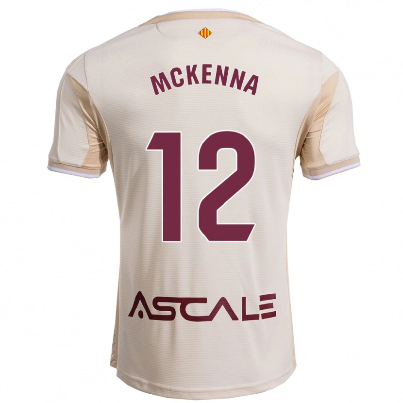 Danxen Męski Kayla Mckenna #12 Złamana Biel-Bordowy Wyjazdowa Koszulka 2025/26 Koszulki Klubowe