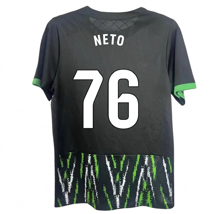 Danxen Męski Martim Neto #76 Czarno-Zielony Wyjazdowa Koszulka 2025/26 Koszulki Klubowe