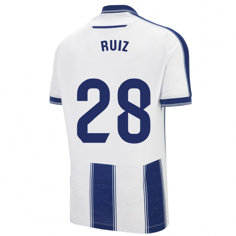 Danxen Męski Joan Ruiz #28 Granatowo-Biały Wyjazdowa Koszulka 2025/26 Koszulki Klubowe