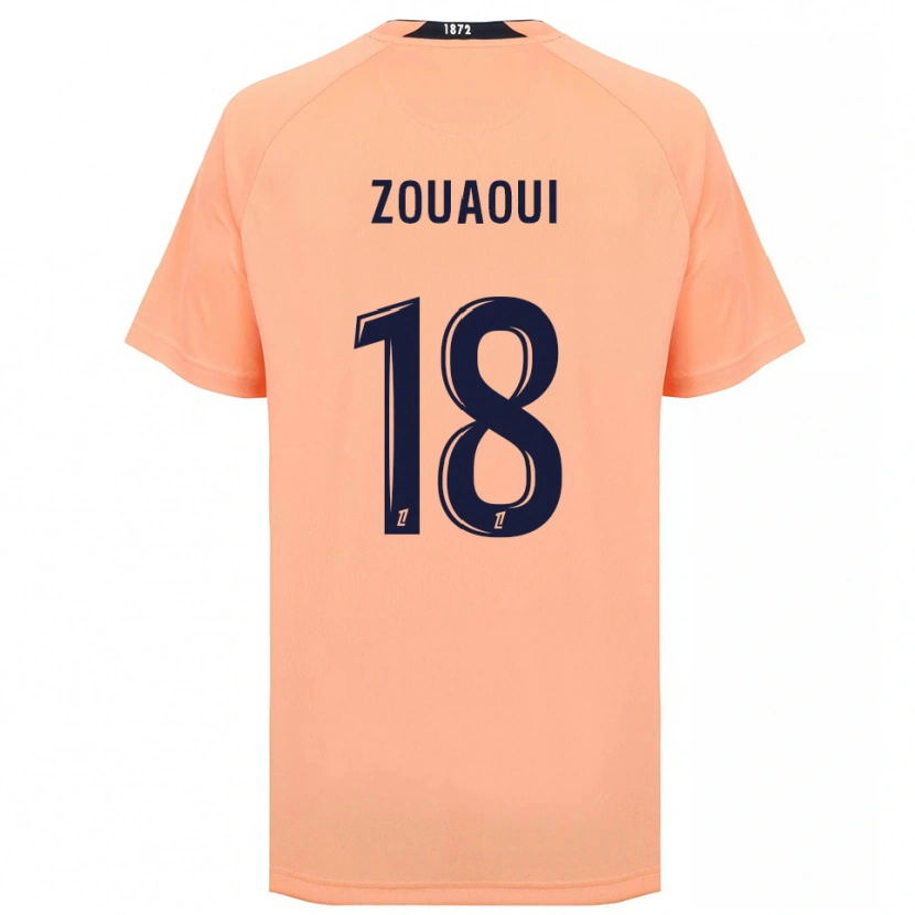 Danxen Męski Yanis Zouaoui #18 Pomarańczowo-Granatowy Wyjazdowa Koszulka 2025/26 Koszulki Klubowe