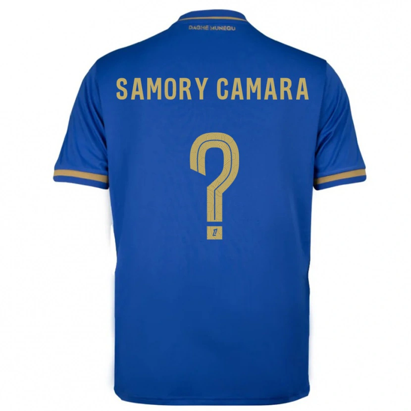 Danxen Męski Verges Samory Camara #0 Niebiesko-Złoty Wyjazdowa Koszulka 2025/26 Koszulki Klubowe