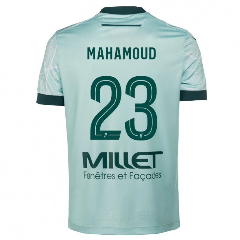 Danxen Męski Adel Mahamoud #23 Zielono-Biały Wyjazdowa Koszulka 2025/26 Koszulki Klubowe