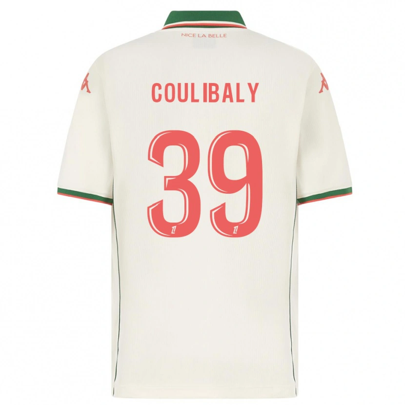 Danxen Męski Djibril Coulibaly #39 Biało-Zielony Wyjazdowa Koszulka 2025/26 Koszulki Klubowe