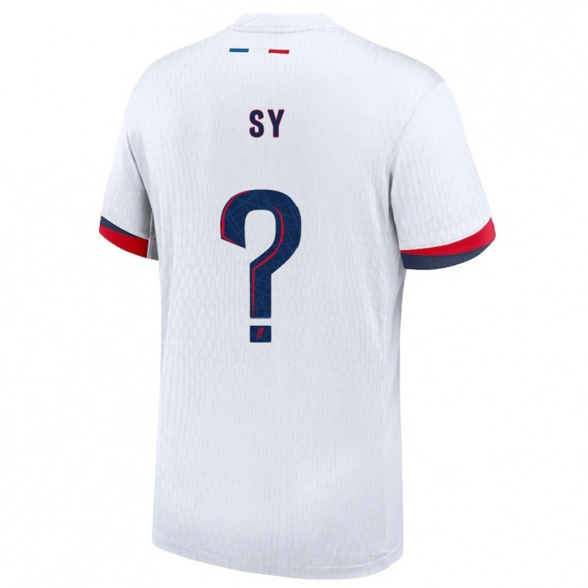 Danxen Męski Bocar Sy #0 Biało-Czerwony Wyjazdowa Koszulka 2025/26 Koszulki Klubowe