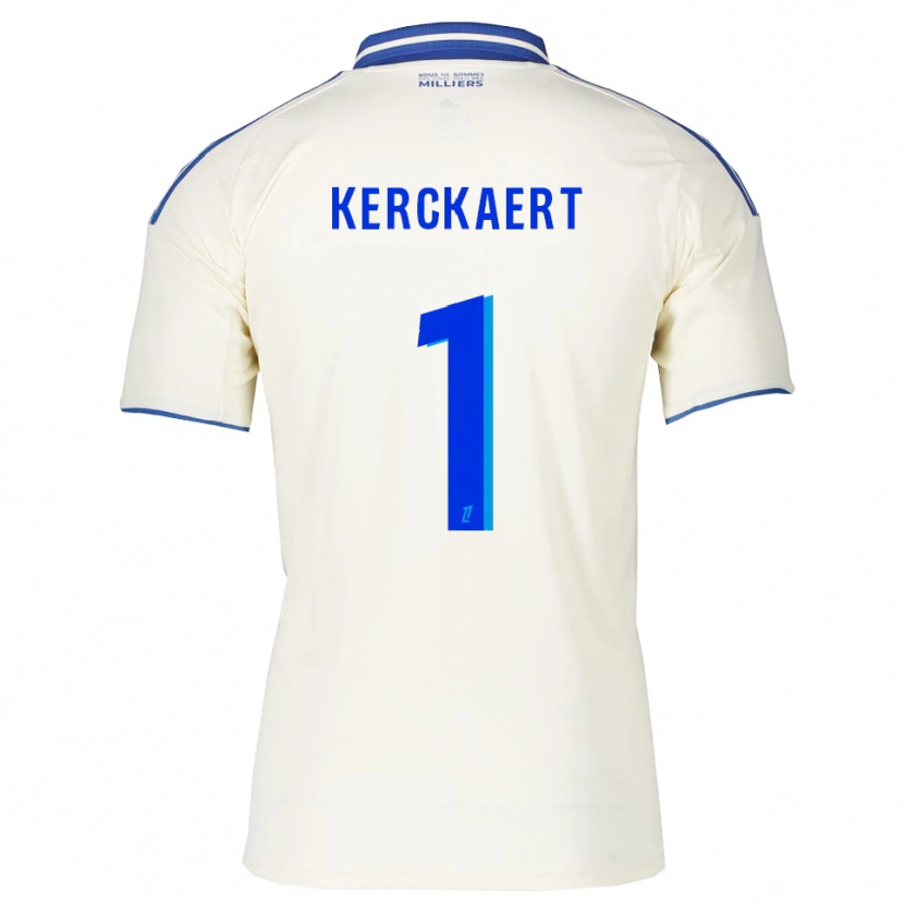 Danxen Męski Gabriel Kerckaert #1 Szampańsko-Niebieski Wyjazdowa Koszulka 2025/26 Koszulki Klubowe