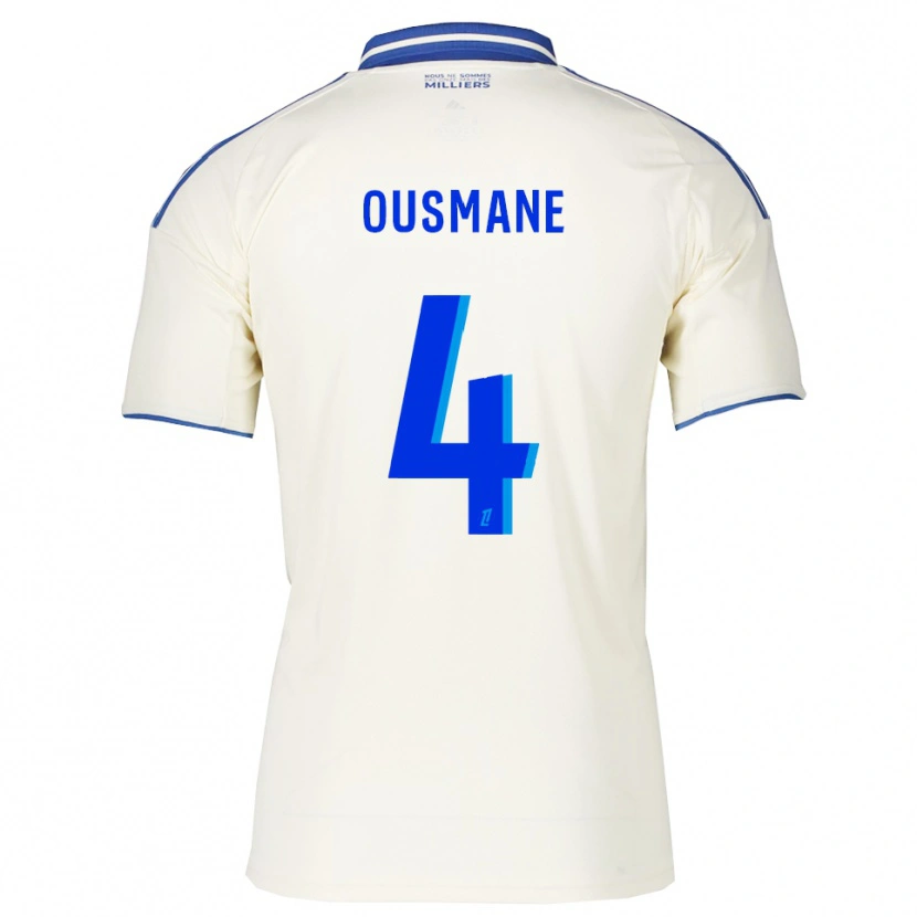 Danxen Męski Abdoulaye Ousmane #4 Szampańsko-Niebieski Wyjazdowa Koszulka 2025/26 Koszulki Klubowe