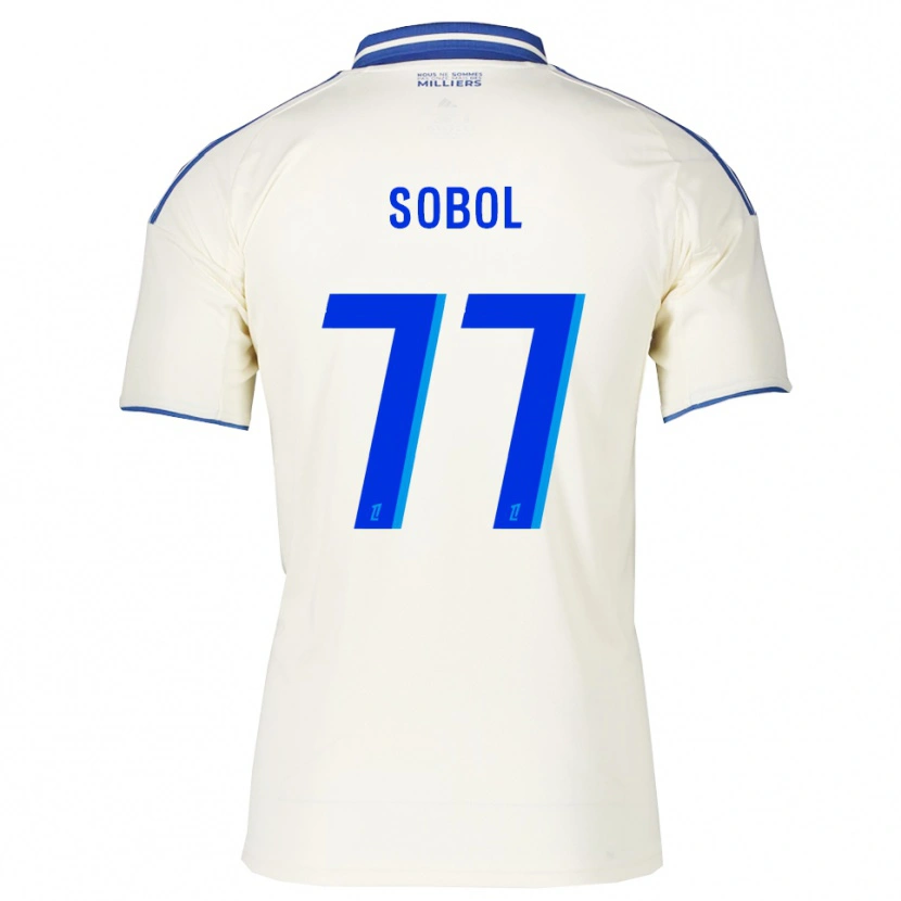 Danxen Męski Eduard Sobol #77 Szampańsko-Niebieski Wyjazdowa Koszulka 2025/26 Koszulki Klubowe