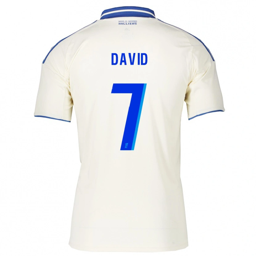 Danxen Męski David Kaiki #7 Szampańsko-Niebieski Wyjazdowa Koszulka 2025/26 Koszulki Klubowe