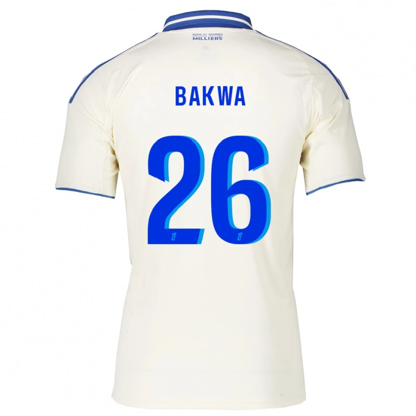 Danxen Męski Dilane Bakwa #26 Szampańsko-Niebieski Wyjazdowa Koszulka 2025/26 Koszulki Klubowe