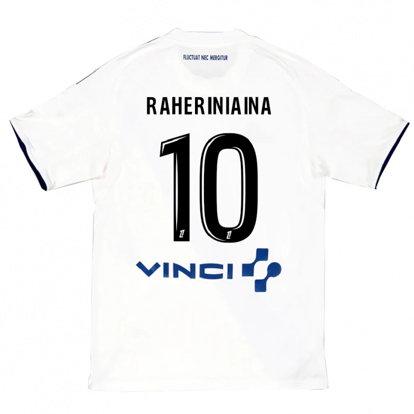 Danxen Męski El Hadary Raheriniaina #10 Biało-Niebieski Wyjazdowa Koszulka 2025/26 Koszulki Klubowe