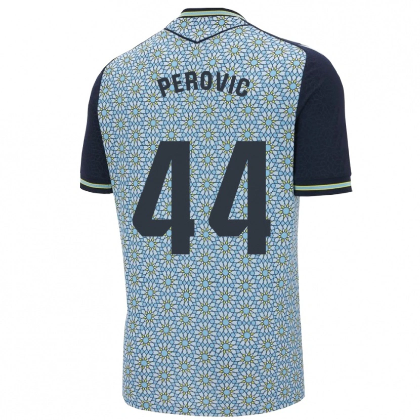 Danxen Męski Marko Perovic #44 Niebiesko-Granatowy Wyjazdowa Koszulka 2025/26 Koszulki Klubowe