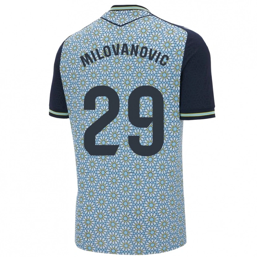 Danxen Męski Marko Milovanovic #29 Niebiesko-Granatowy Wyjazdowa Koszulka 2025/26 Koszulki Klubowe