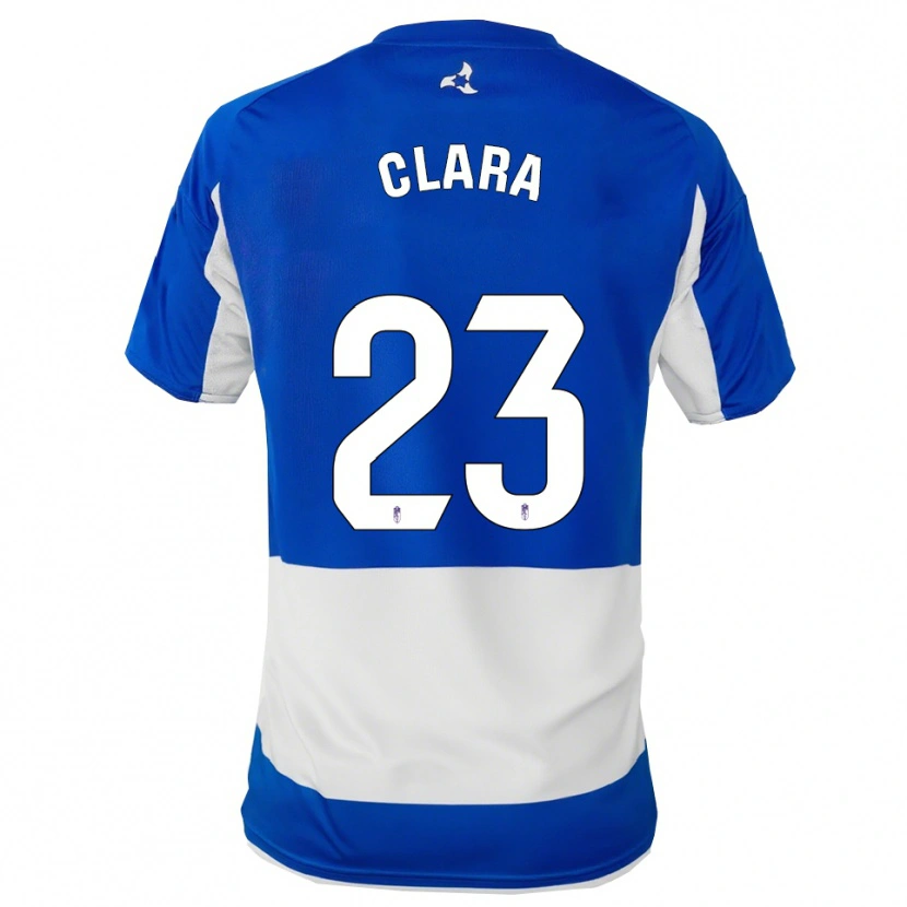 Danxen Męski Clara Rodríguez García #23 Niebiesko-Biały Wyjazdowa Koszulka 2025/26 Koszulki Klubowe