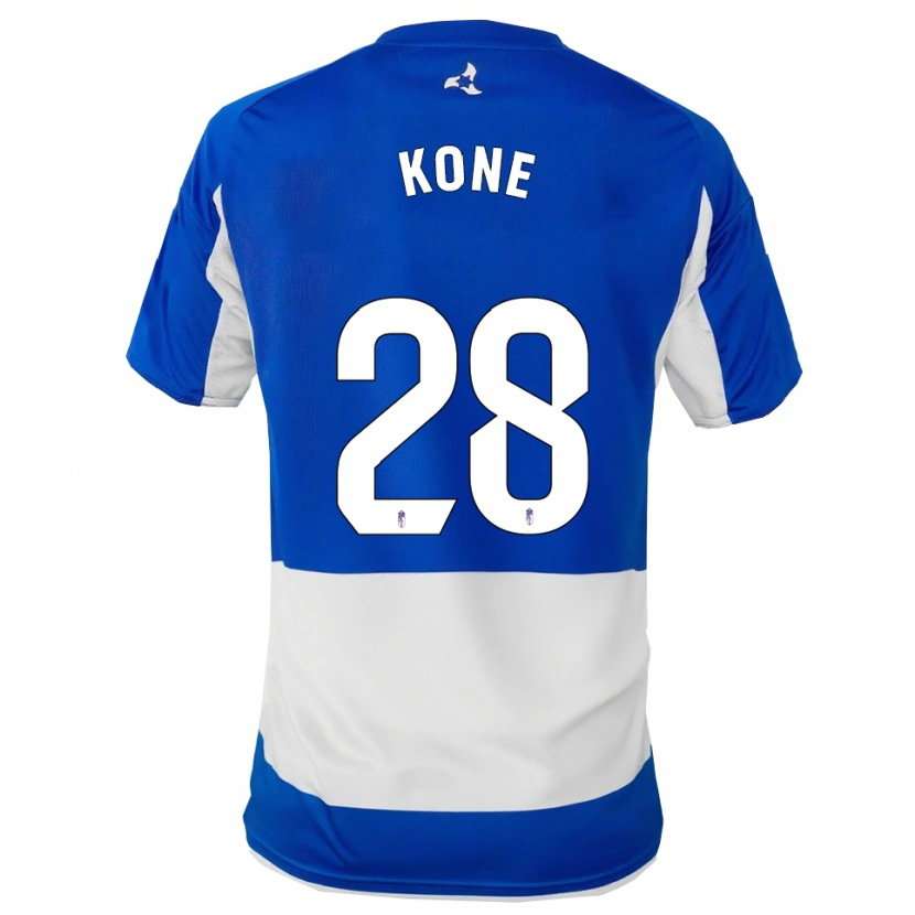 Danxen Męski Abdoulaye Kone #28 Niebiesko-Biały Wyjazdowa Koszulka 2025/26 Koszulki Klubowe