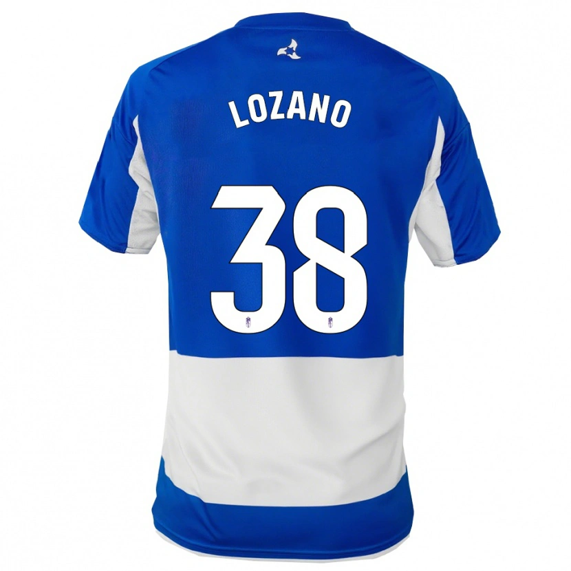 Danxen Męski Mario Lozano #38 Niebiesko-Biały Wyjazdowa Koszulka 2025/26 Koszulki Klubowe