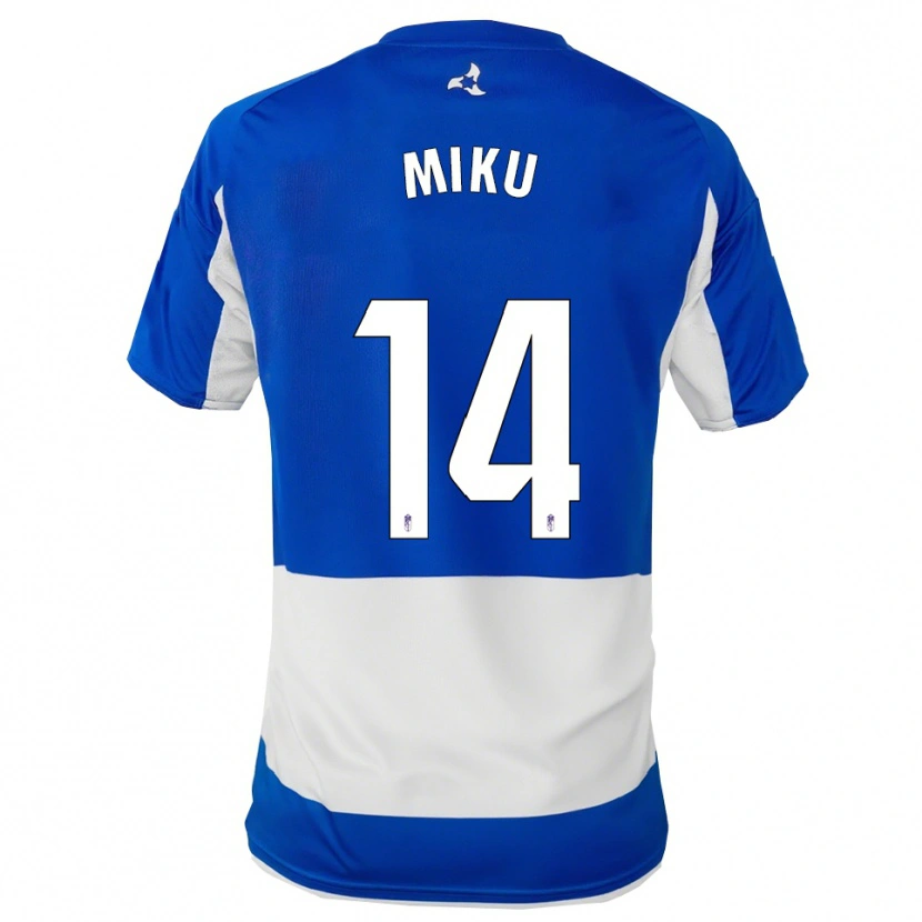 Danxen Męski Miku Ito #14 Niebiesko-Biały Wyjazdowa Koszulka 2025/26 Koszulki Klubowe