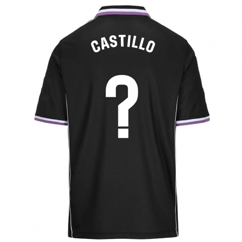 Danxen Męski Gonzalo Castillo #0 Fioletowo-Czarny Wyjazdowa Koszulka 2025/26 Koszulki Klubowe
