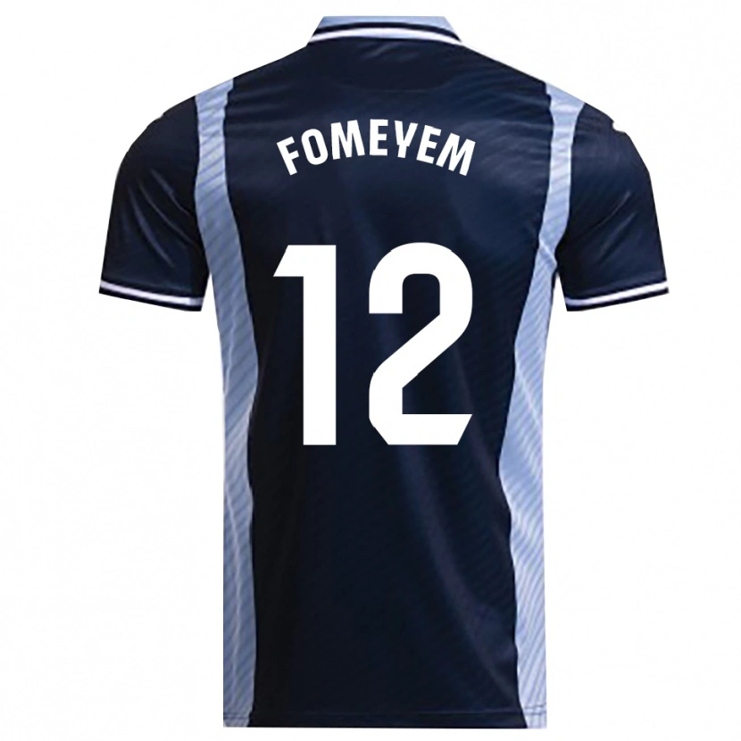Danxen Męski Franck Fomeyem #12 Granatowo-Błękitny Wyjazdowa Koszulka 2025/26 Koszulki Klubowe